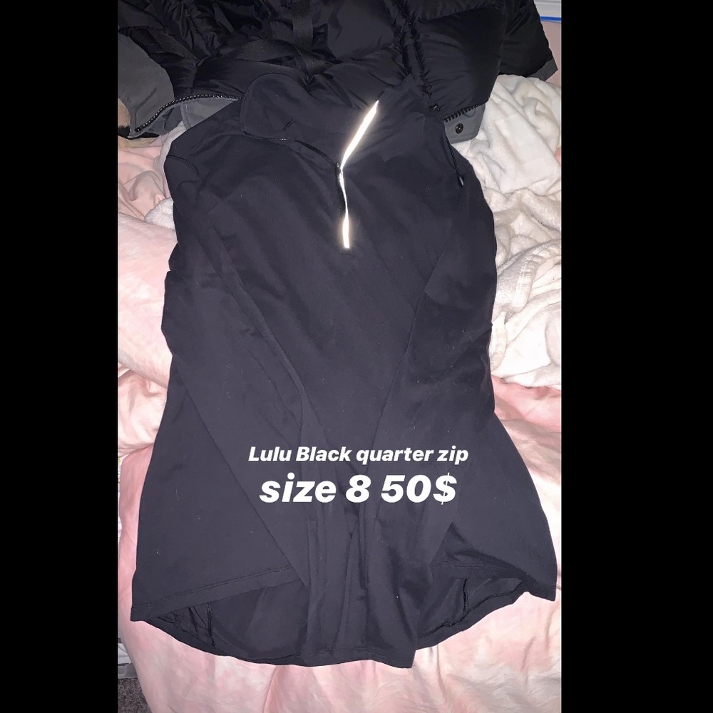 Black Lululemon Half Zip
